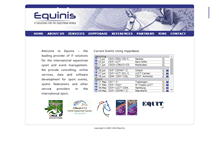Tablet Screenshot of equinis.com